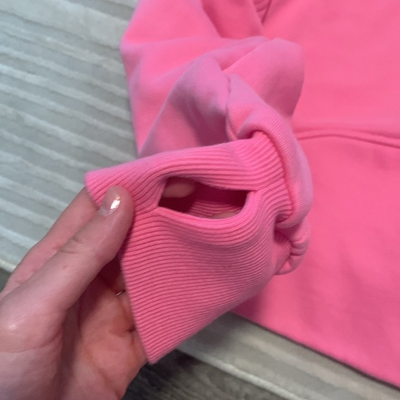 Pink scuba like half zip size small - Picture 5 of 6